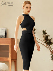 Halter Bodycon Bandage Dress