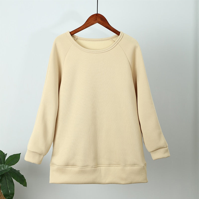 Casual Print Letters Sweatshirt