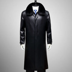 High-end Soft Thicker Leather Coat