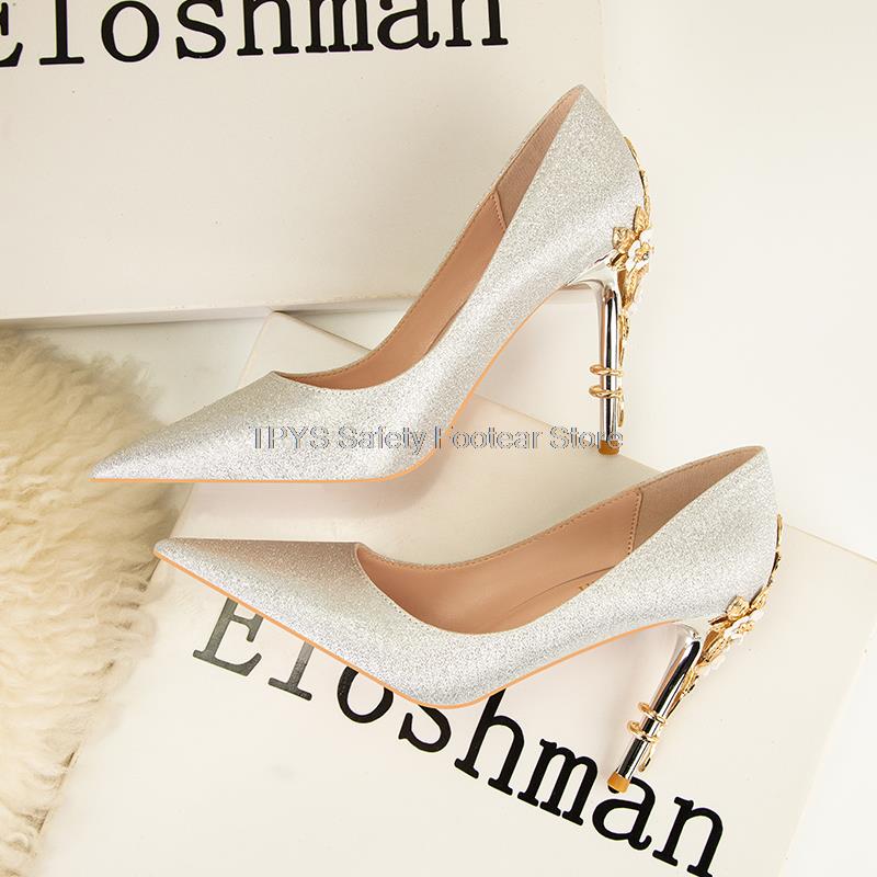 Elegant Silk Designer Shoes