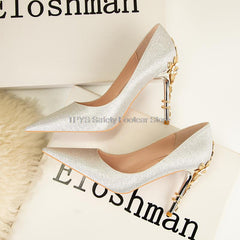 Elegant Silk Designer Shoes