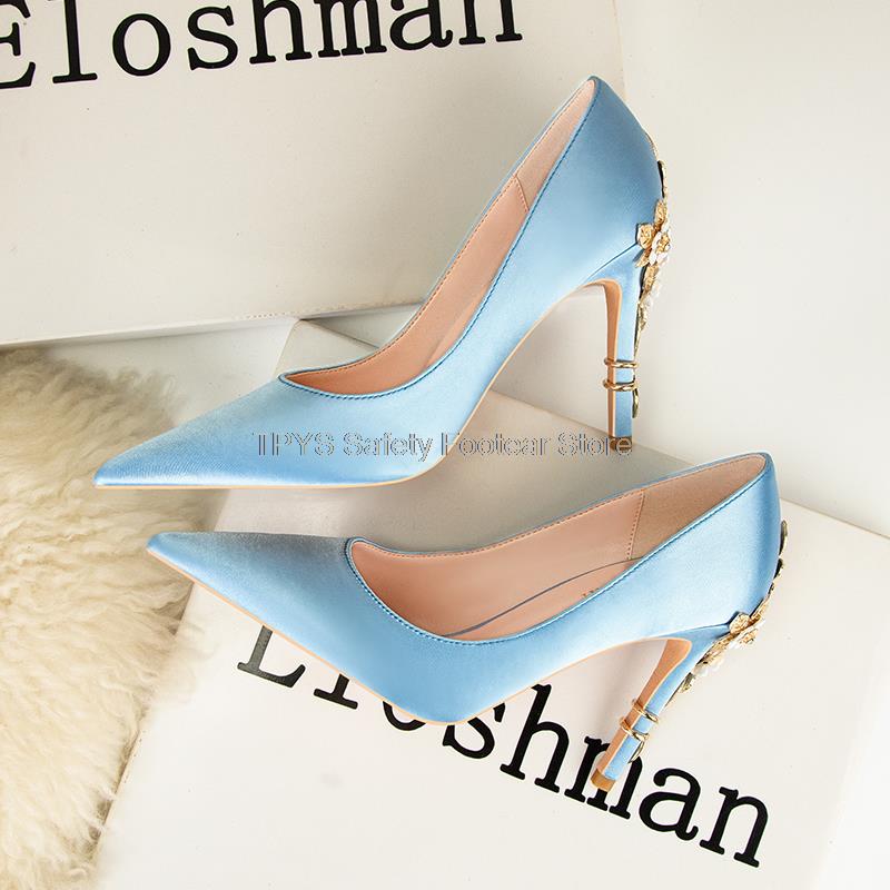 Elegant Silk Designer Shoes