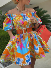 Summer Short Sleeve Dress