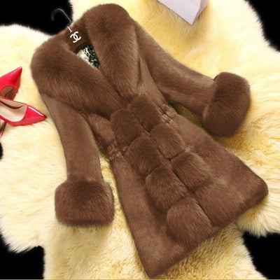 Faux Fur Women Coat