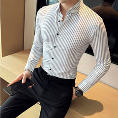 Elastic Silky Party Shirt