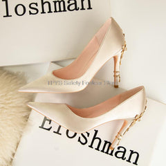 Elegant Silk Designer Shoes