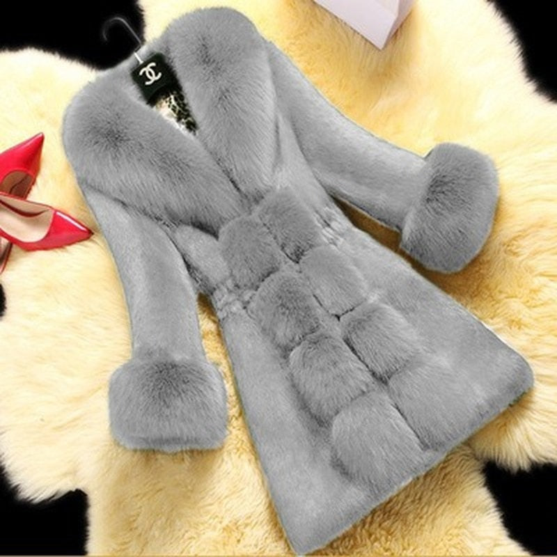 Faux Fur Women Coat