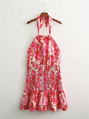 Summer Floral Print Dress