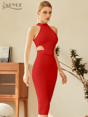 Halter Bodycon Bandage Dress