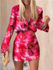 Shirt Top And Mini Skirt (2 Piece Set)