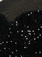 Modern Long Sequined Dress