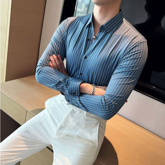 Elastic Silky Party Shirt