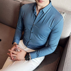 Elastic Silky Party Shirt
