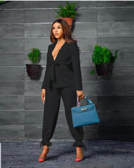 Office Blazer/Pants Jumpsuits