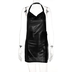 Halter Neck Sleeveless Dress