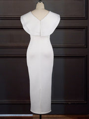 Great Dress Ruffle V Neck