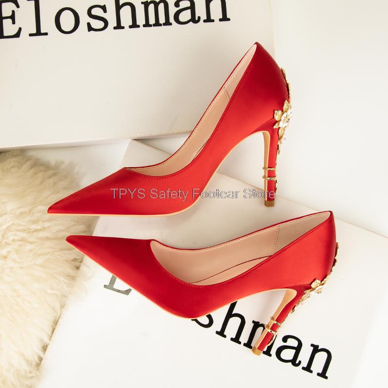 Elegant Silk Designer Shoes