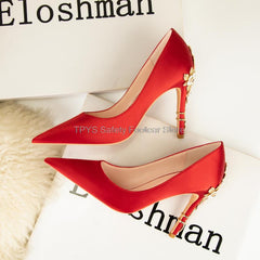 Elegant Silk Designer Shoes