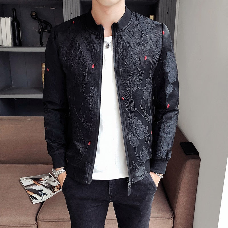 New Floral Men Jacket