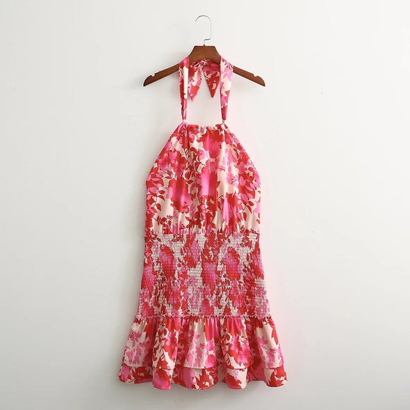 Summer Floral Print Dress