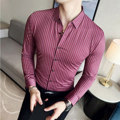 Elastic Silky Party Shirt