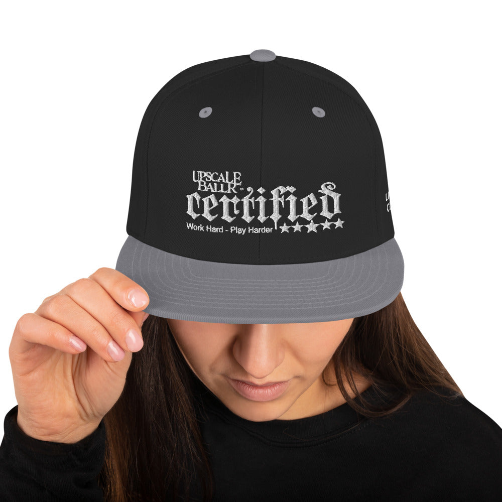 UPSCALEBALLR Certified Snapback Hat