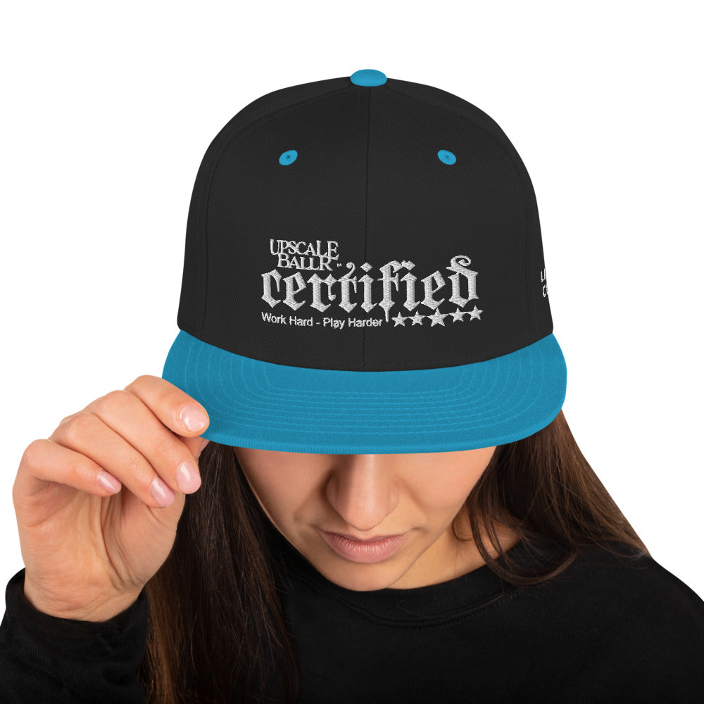 UPSCALEBALLR Certified Snapback Hat
