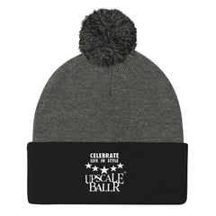 UB Unisex Pom Pom Knit Cap