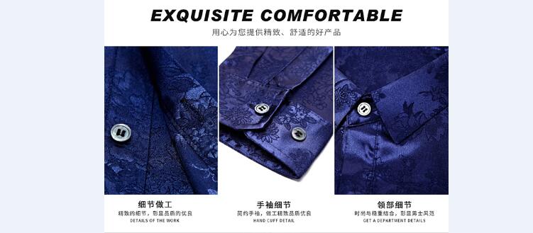 Floral silk shirts