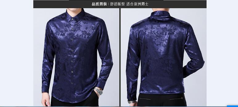 Floral silk shirts