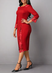 Embroidered Lace Dress