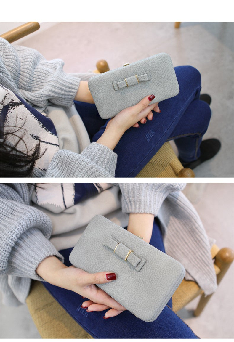 female Purse wallet card holders cell phone pocket