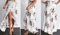 Floral  long skirt