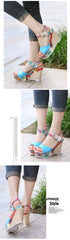 Women's Shoes Platform Lace Belt