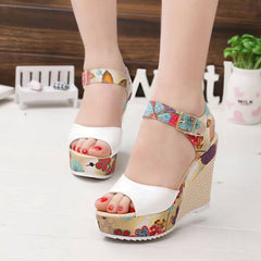 Women's Shoes Platform Lace Belt