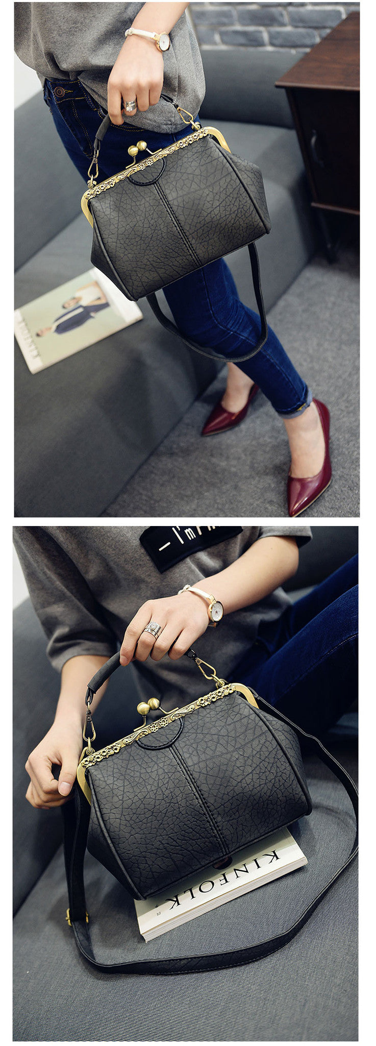 Classic Clip Handbag
