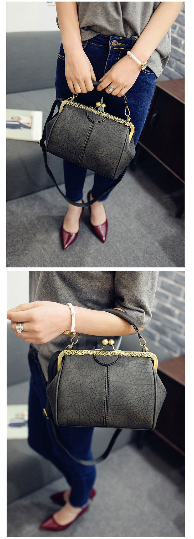 Classic Clip Handbag