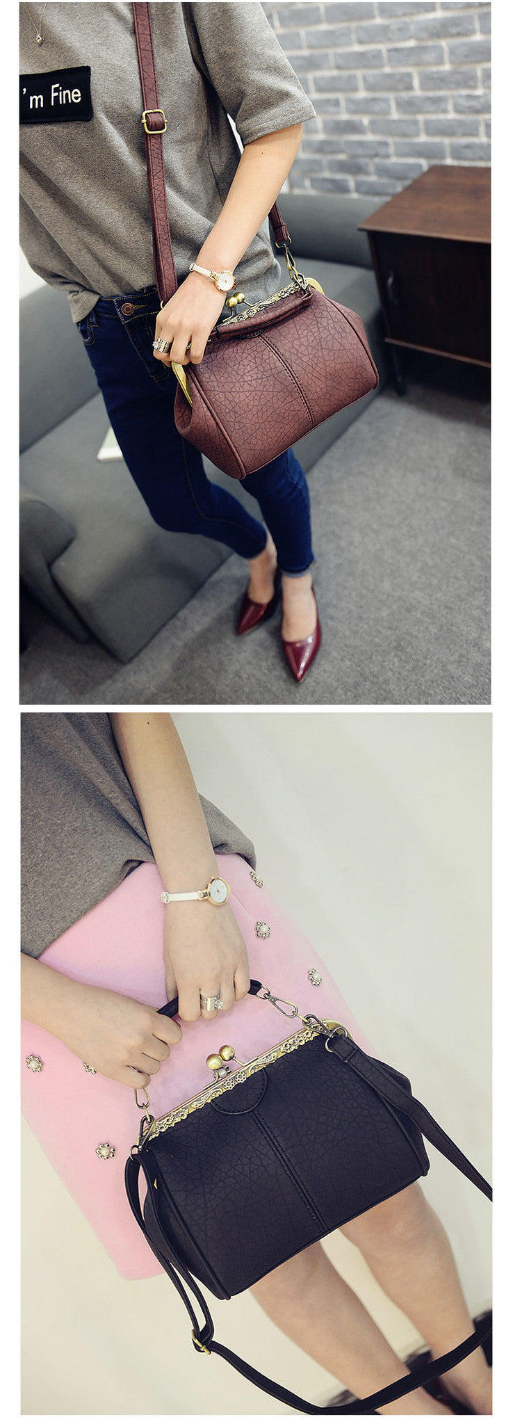 Classic Clip Handbag
