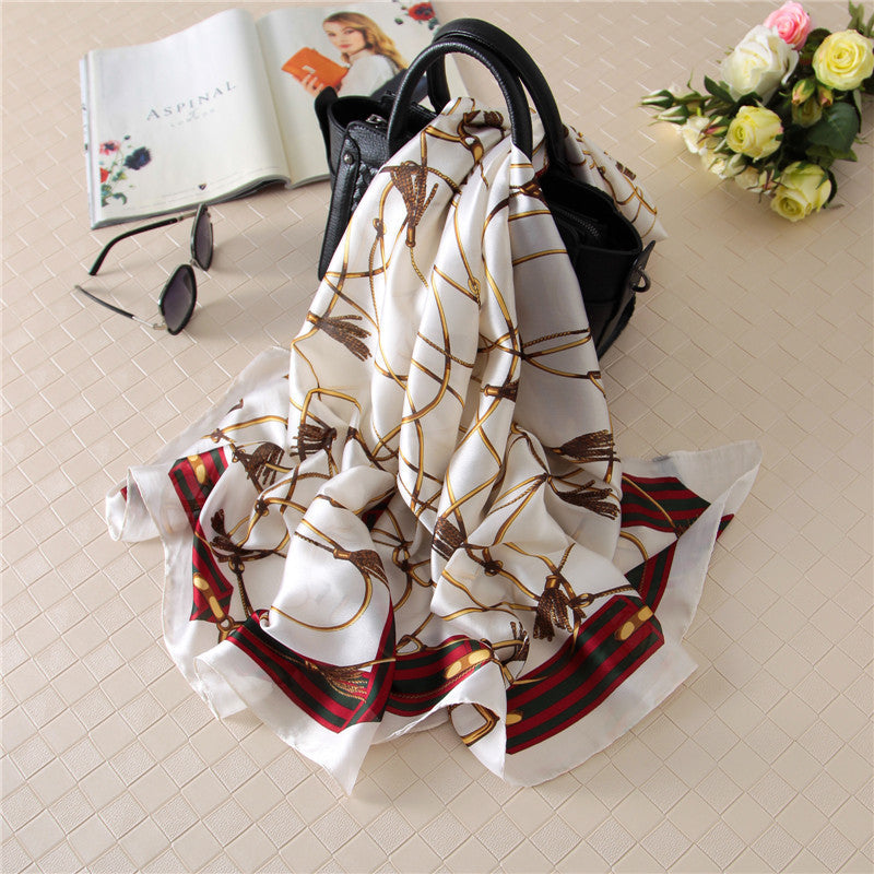 Women silk scarf fashion Shawl