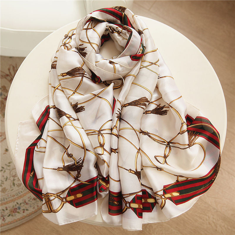 Women silk scarf fashion Shawl