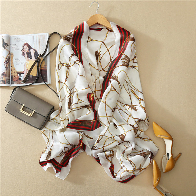 Women silk scarf fashion Shawl
