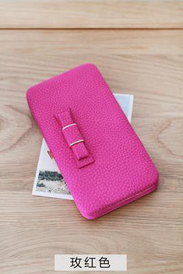 female Purse wallet card holders cell phone pocket