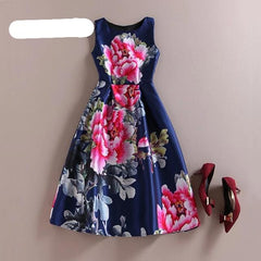 Modern Print Dress
