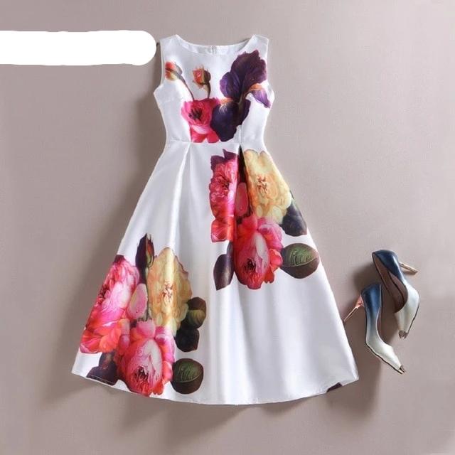 Modern Print Dress