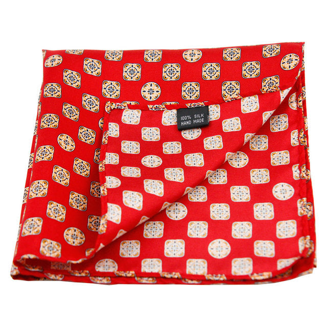 Spring New Arrival 100% Natural Silk Handmade Pocket Handkerchief Pocket Square Hanky With Giftbox