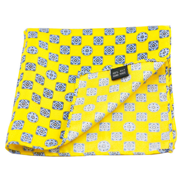 Spring New Arrival 100% Natural Silk Handmade Pocket Handkerchief Pocket Square Hanky With Giftbox
