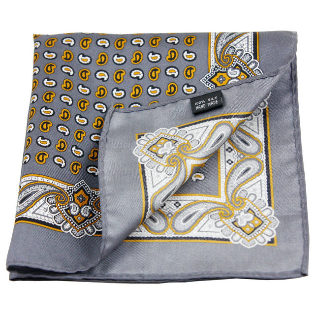 Spring New Arrival 100% Natural Silk Handmade Pocket Handkerchief Pocket Square Hanky With Giftbox