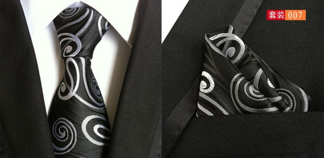 100% Silk tie set
