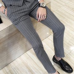 Men Dress Pants Casual Slim Fit