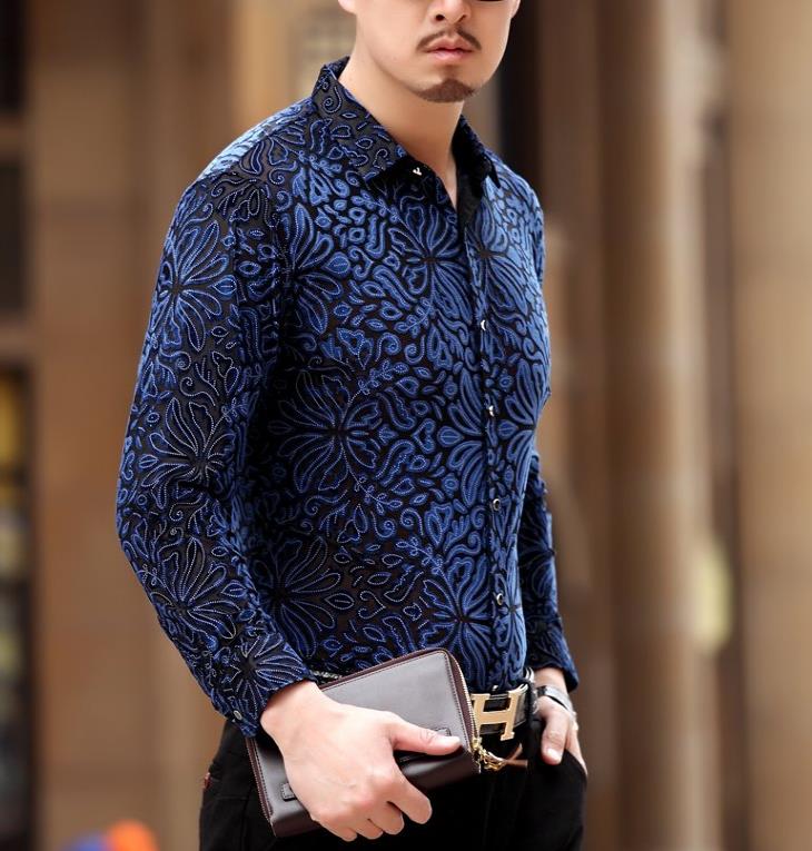 Top Fashion Luxury  Silk Shirt